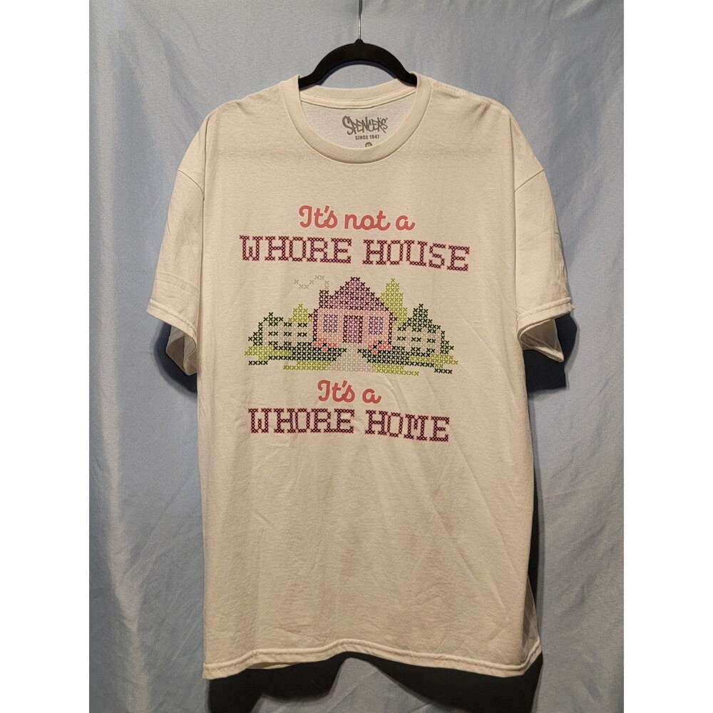 Spencer's Tee White Wh0re Home Size XL